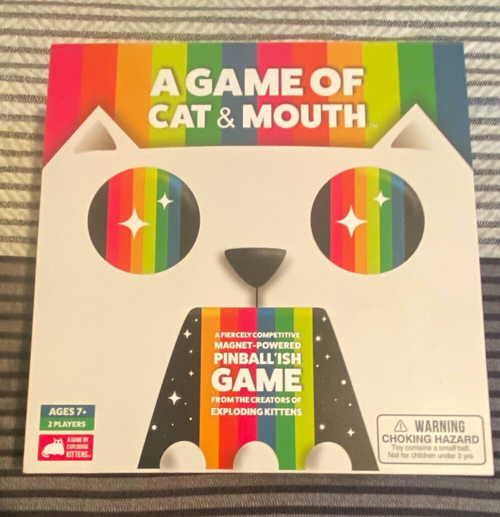 Exploding Kittens A Game of Cat & Mouth Magnetic Board Game, Ages 7+, 2 Players
